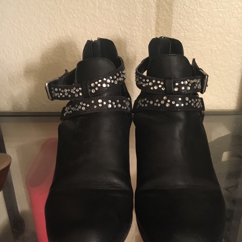 Justice Faux Leather Booties